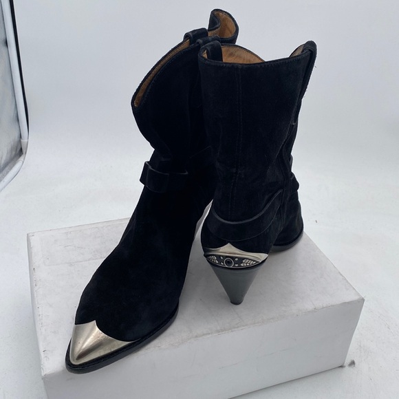 Isabel marant black boots size40 - Picture 1 of 2